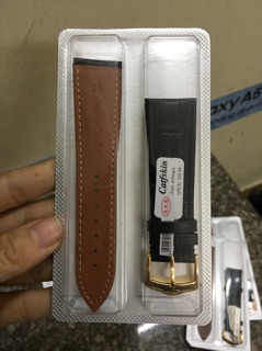 Dây da màu đen - dây đeo đồng hồ