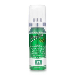 Combo 2 xịt thơm miệng thảo dược Greelux XANH LÁ