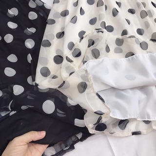 Váy baby doll chấm biii