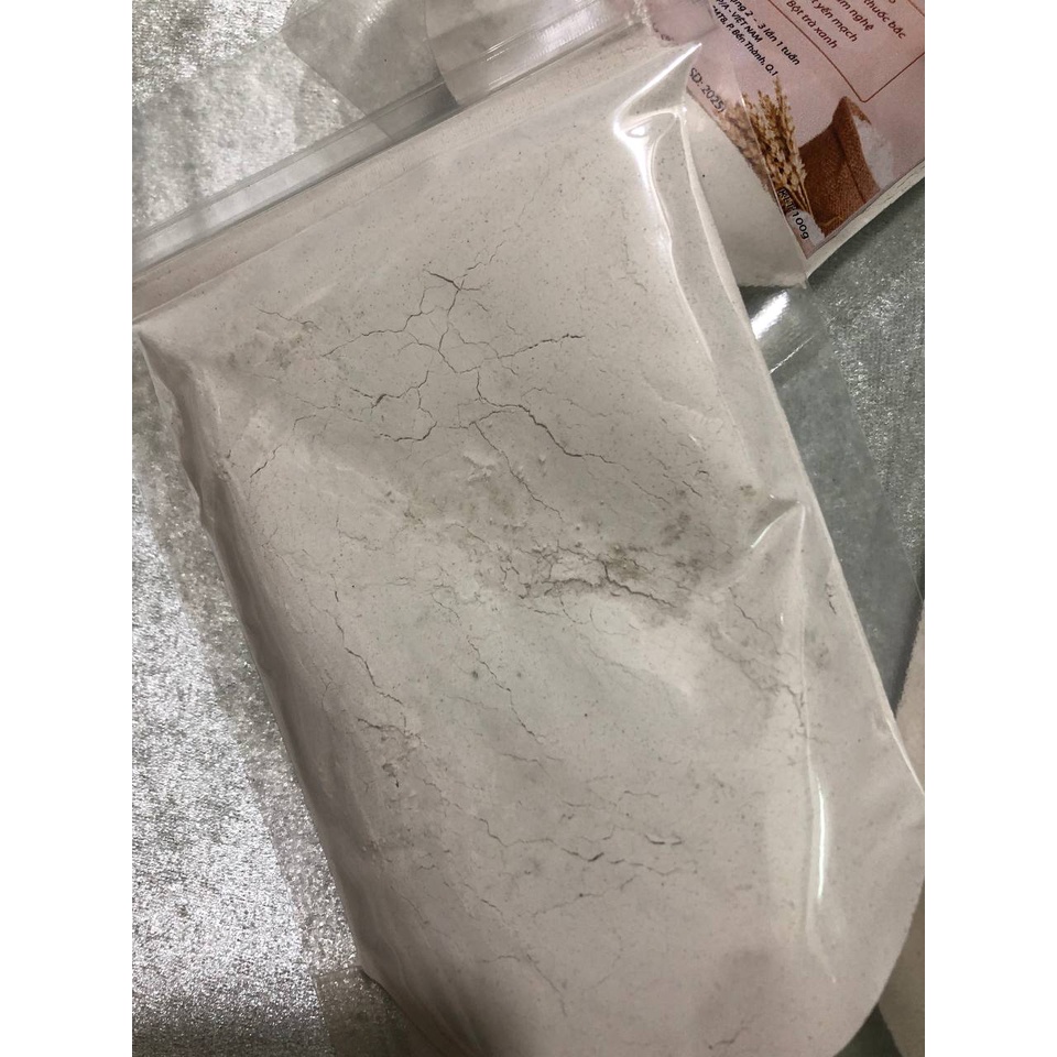 Bột cám gạo đắp mặt nạ nguyên chất 100g