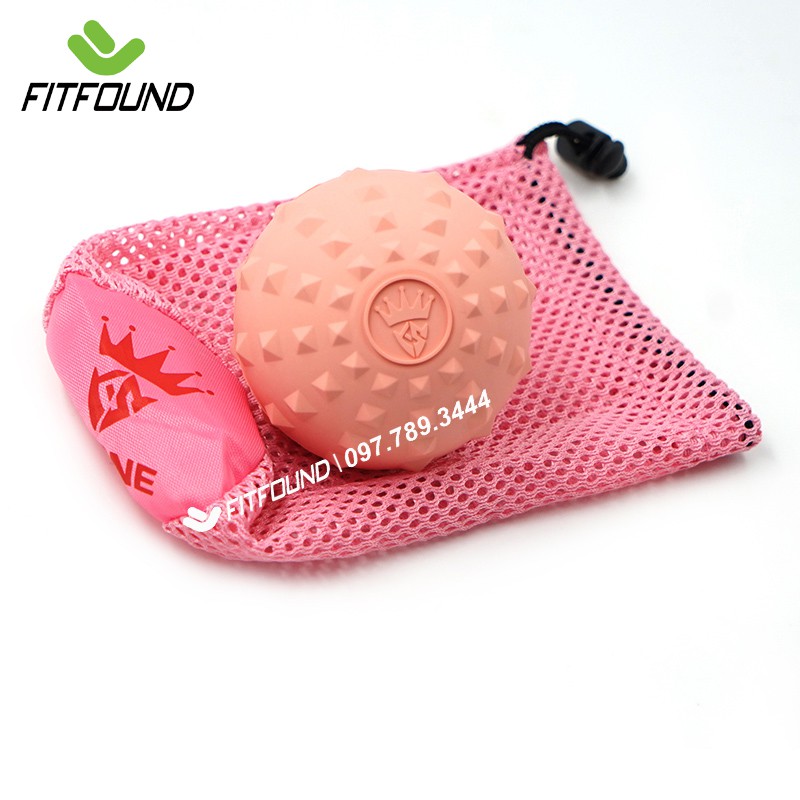 Bóng cao su đặc giãn cơ , dãn cơ- lacrosse ball Ksone chính hãng tặng túi đựng bóng