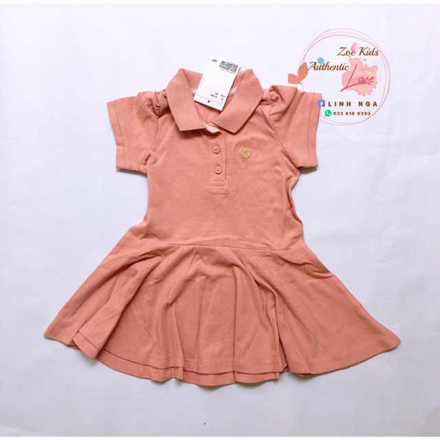Váy hồng polo HM