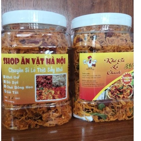 combo500g khô gà lá chanh 500g khô gà bơ tỏi