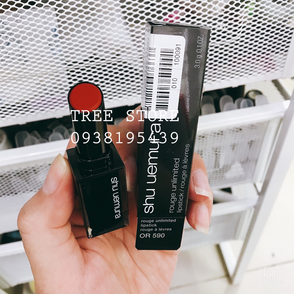 [PHÂN PHỐI CHÍNH HÃNG] Son Shu Uemura vỏ đen mới 2020