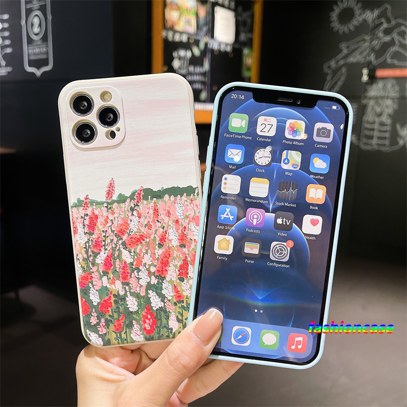 Ốp Lưng Hình Hoa Oải Hương Cho Oppo A15 A93 A94 A53 2020 A7 A3S A5 2020 A5S A12 A92 A31 A9 2020 Z 4 Lite Reno 5 5f Find X3Lite A15S F17 F19 Pro A33 2020 A11K A12S A11 A1K A52 A7 A32 A12E A72 A53S C15 C12 C11