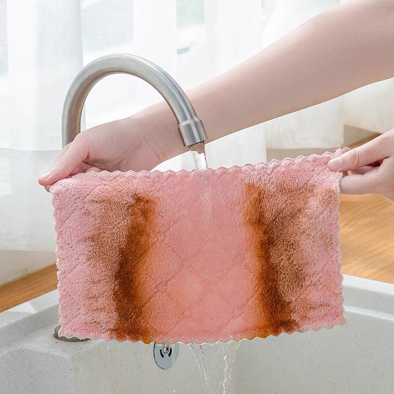 Khăn lau bếp đa năng 2 mặt siêu thấm nước, khăn lau tiện lợi LIINKITCHEN