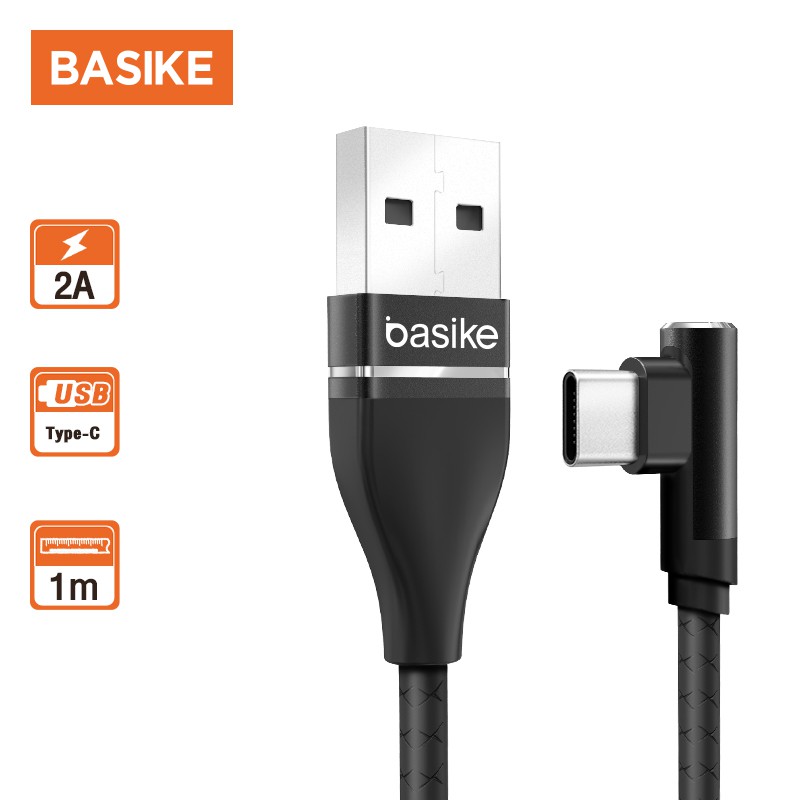 Cáp Sạc BASIKE-CG011 2.1a Truyền Dữ Liệu Đầu Usb-A Sang Lightning / Micro