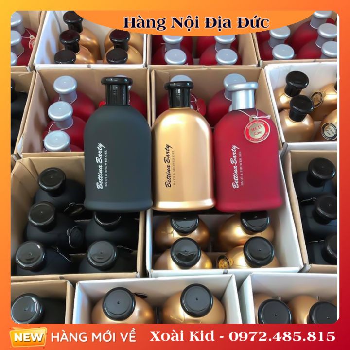 Sữa tắm hương nước hoa Bettina Barty giúp sáng da, mịn màng của Đức