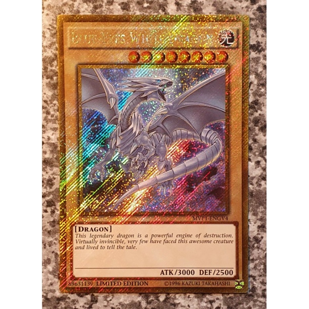 Lá bài BLUE EYES WHITE DRAGON - Các phiên bản MVP1