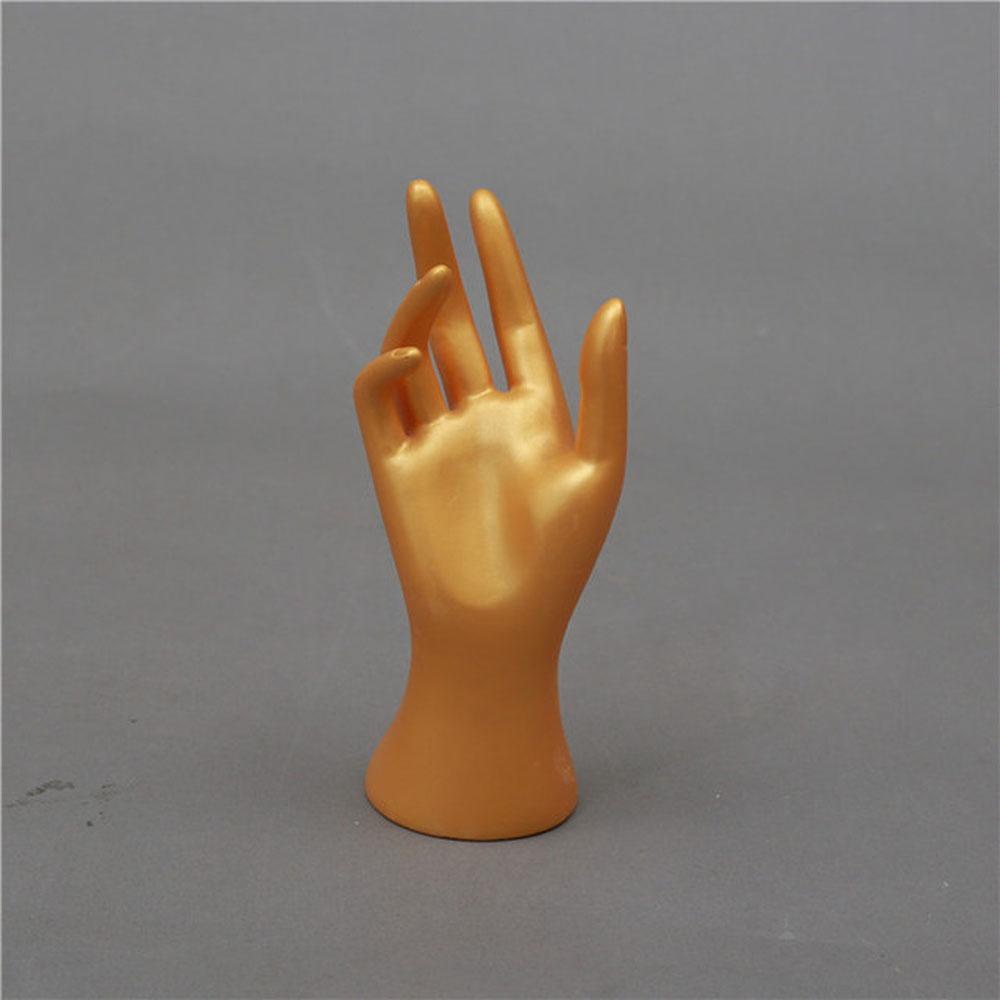 Mô Hình Bàn Tay Nhựa PVC Dễ Thương Dùng Trang Trí|Giá Đỡ Trưng Bày Nhẫn/Đồng Hồ 8.5&quot; Màu Trắng Đen