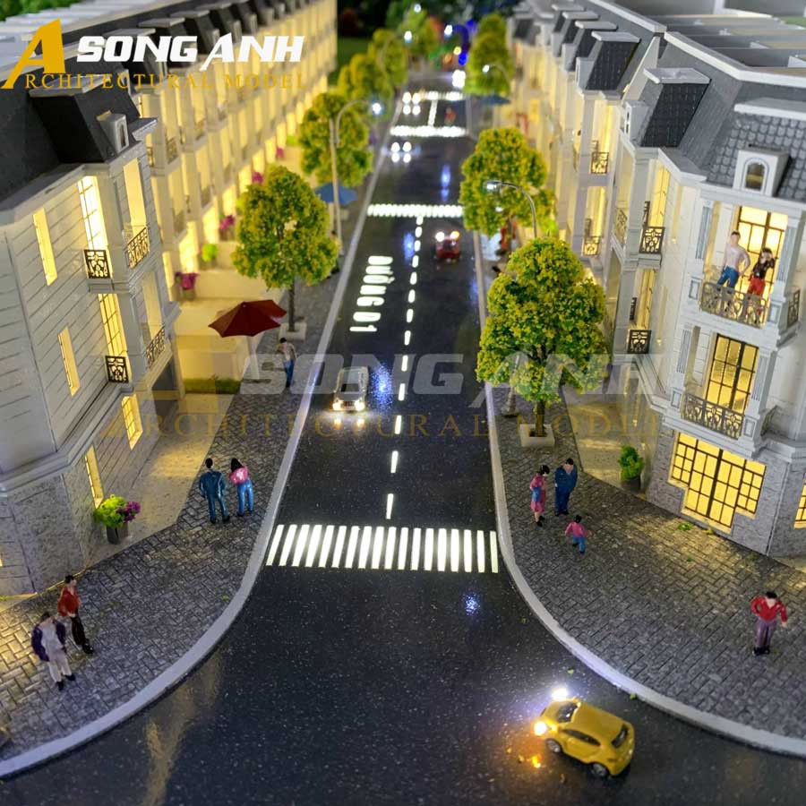 Mô hình đèn đường mini - Phụ liệu làm mô hình kiến trúc