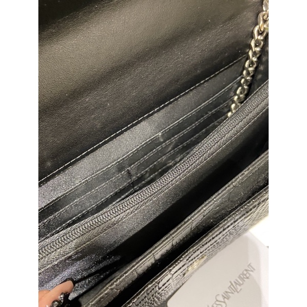 Túi YSL dập vân da thời trang cá tính, Fullbox túi vải hãng