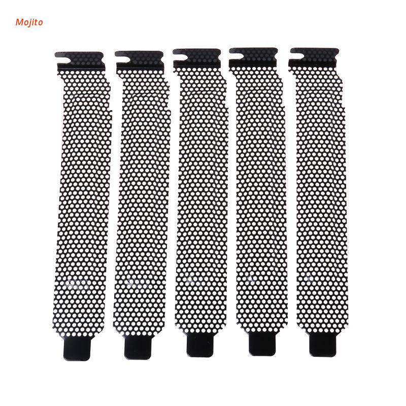 Set 5 Vỏ Bọc Quạt Tản Nhiệt Bằng Pci Chống Bụi Bẩn Tiện Dụng Cho Máy Tính