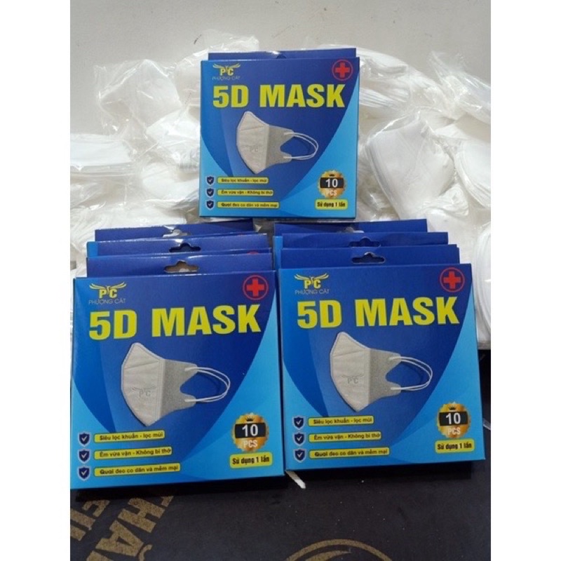 Sỉ 1 thùng (gồm 100 hộp) khẩu trang 5d Nam Anh/ Tuấn Minh/ Phượng Cát