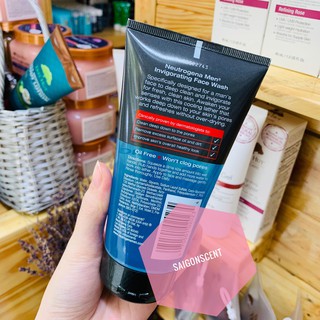 Sữa rửa mặt Neutrogena Men Invigorating Face Wash ( 150mL )
