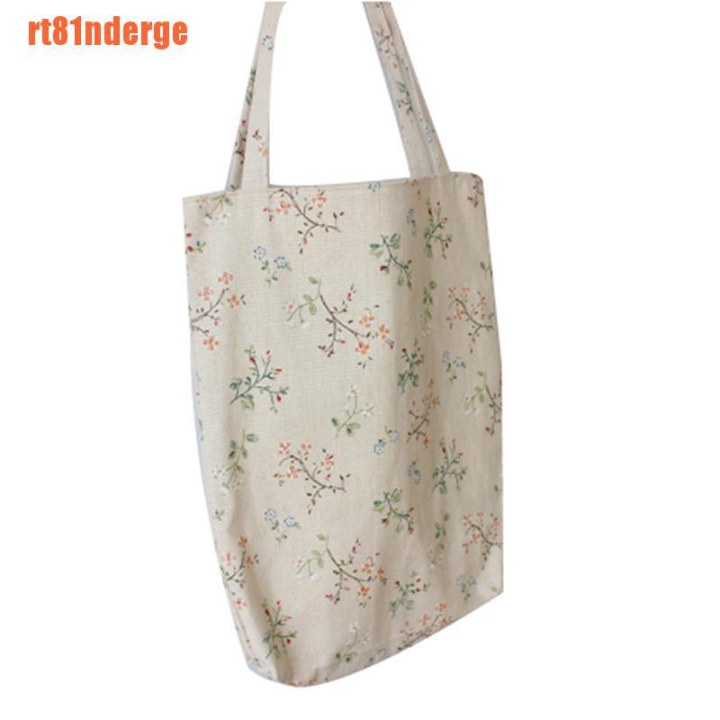 Túi Xách Vải Lanh Cotton Phong Cách Vintage Cho Nữ