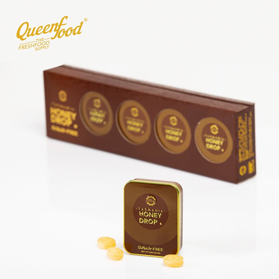 Kẹo sả nhân mật ong không đường Only Nature - Honey Drop Leatherwood Sugar Free (Block 10 hộp)