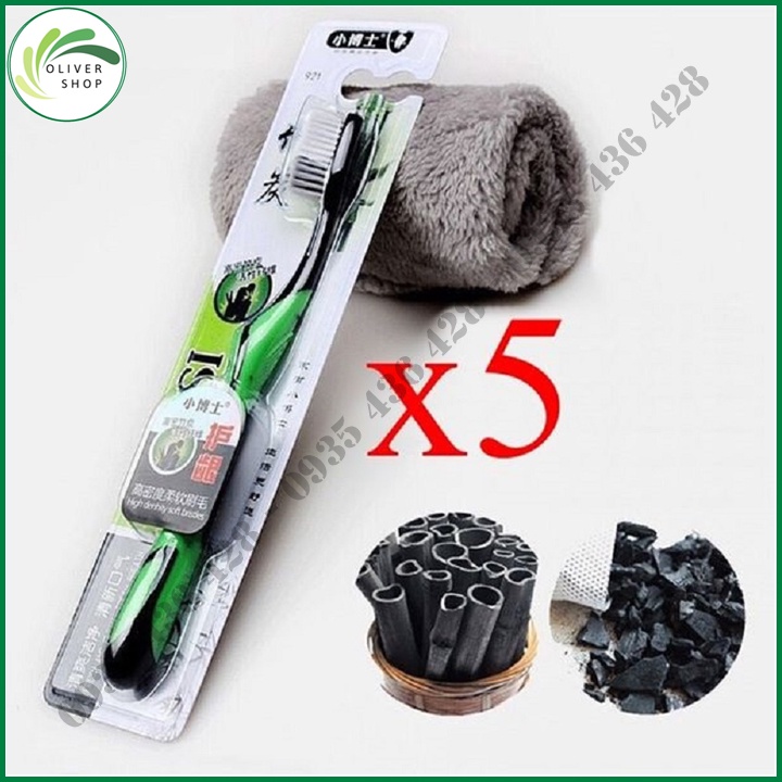 ⚡RẺ VÔ ĐỊCH⚡ Bàn Chải Đánh Răng Bossi 921 Hàn Quốc - Bàn Chải Than Tre Hoạt Tính - Siêu Mềm Mịn