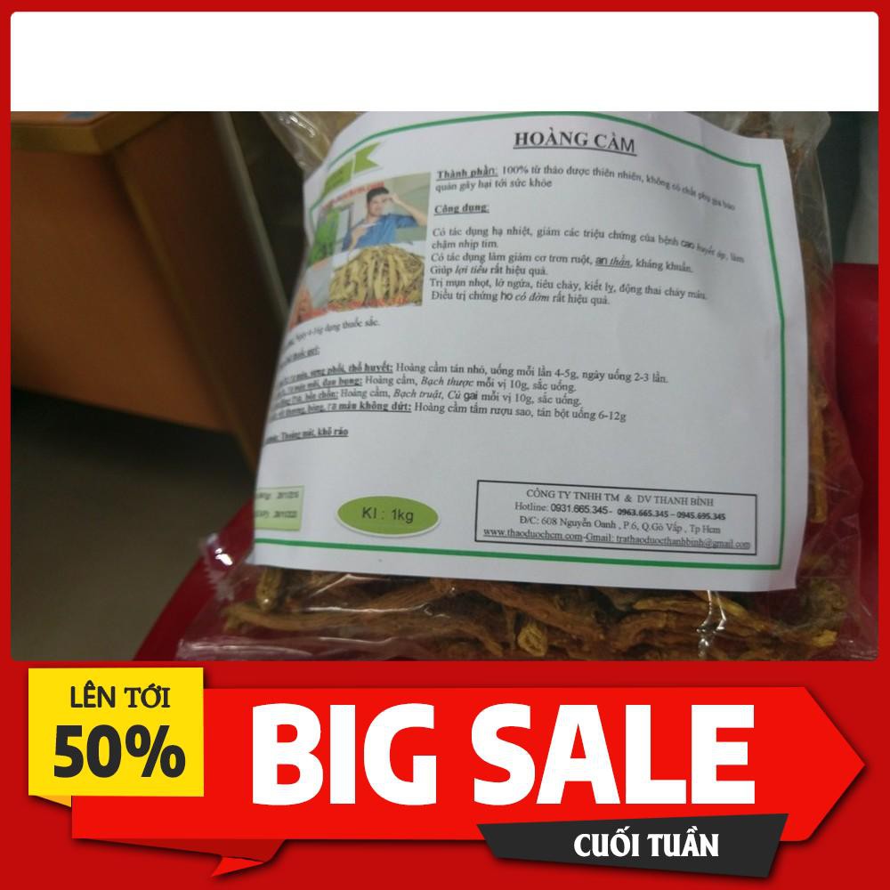 Cây Hoàng Cầm 100g - Hàng Công Ty - Thảo Dược Uy Tín
