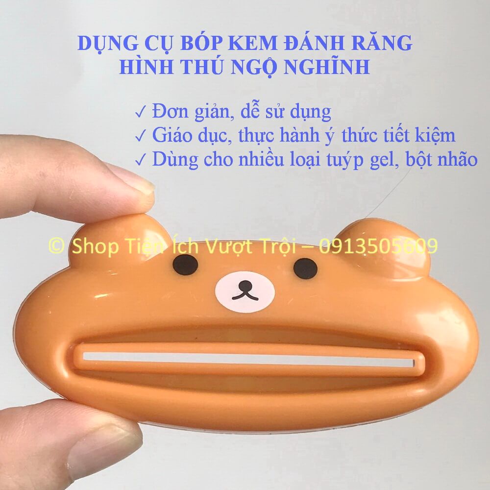 Dụng cụ đơn giản bóp, nặn kem đánh răng, tận dụng, tiết kiệm các loại kem đựng trong ống nhựa - Shop Tiện Ích Vượt Trội