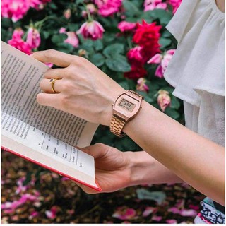 [CHÍNH HÃNG-FULLBOX] Đồng hồ nữ casio B640 Rose Gold