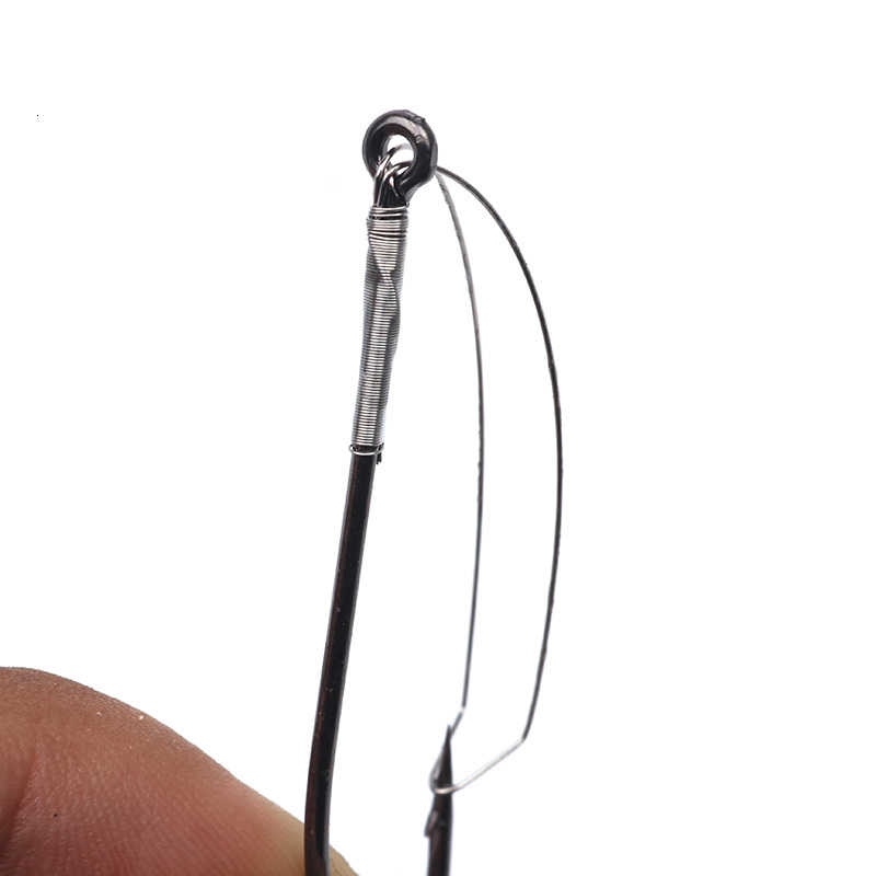 Hộp 10 lưỡi câu cá bằng thép carbon W3369 1 / 0-3 / 0 chuyên dụng