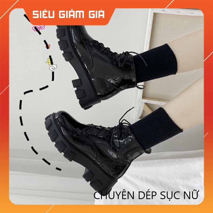 [ SẴN NHÁM] Giày ulzzang cao cổ đế đinh cá tính mã 235 có ảnh thật cuối