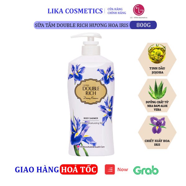 Sữa tắm Double Rich Hoa IRis 800g