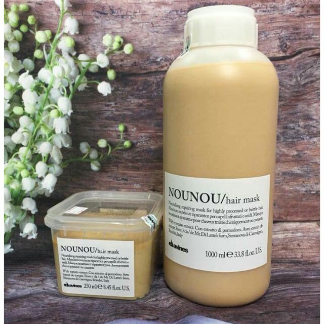 DẦU HẤP DAVINES NOUNOU MASK PHỤC HỒI TÓC HƯ TỔN 250ml/1000ml