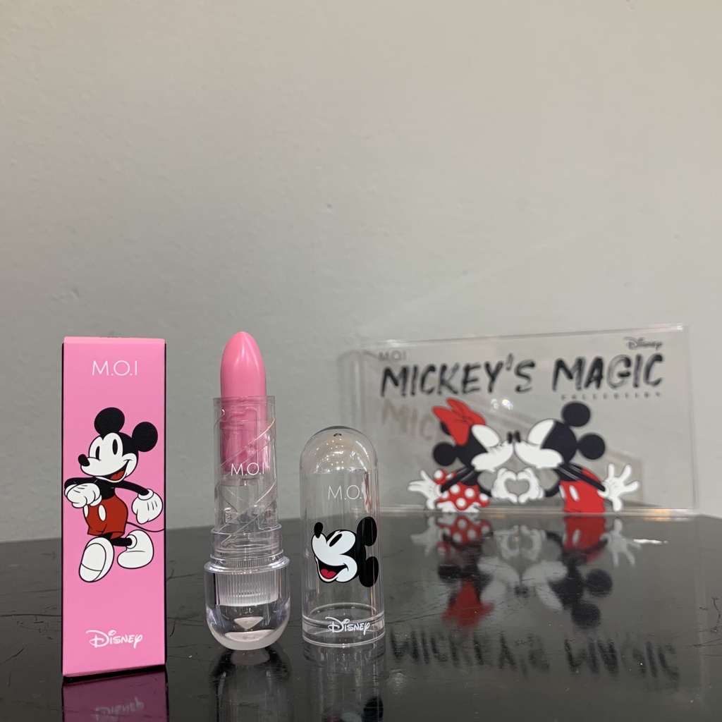 SON DƯỠNG MICKEY MAGIC LIPS M.O.I HỒ NGỌC HÀ , SON DƯỠNG CÓ 3 MÀU , DƯỠNG MỀM MÔI , CẤP ẨM