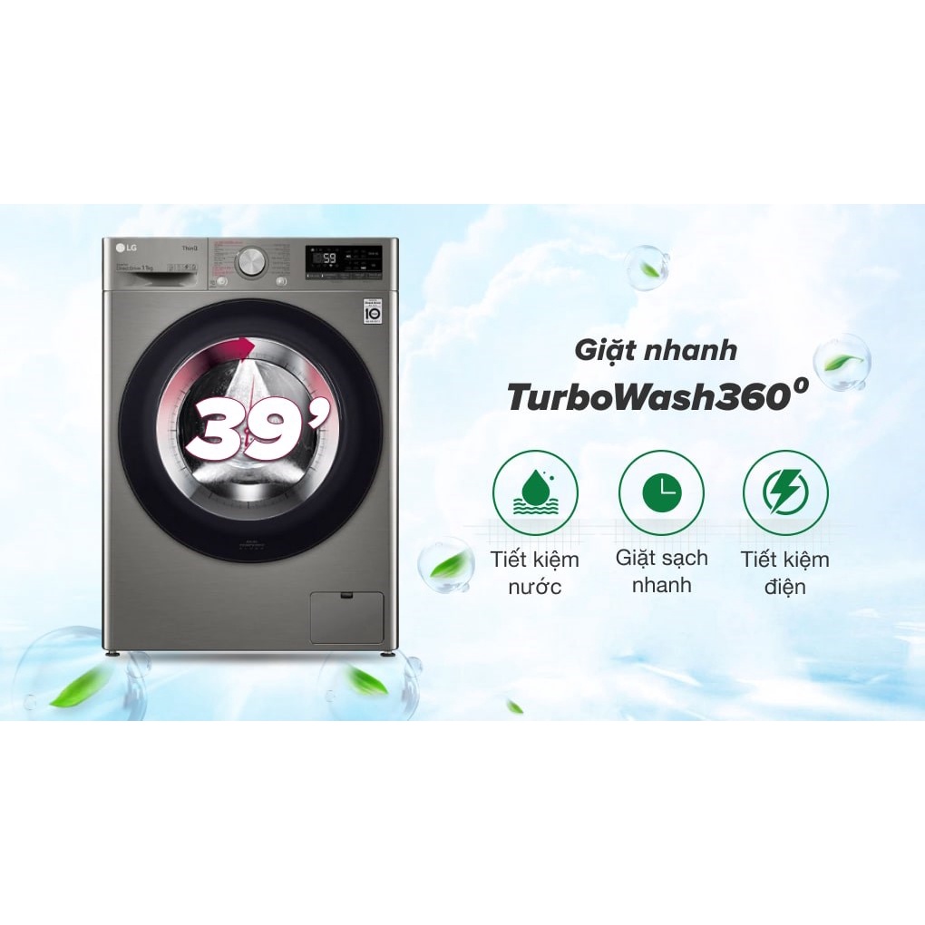 Máy giặt LG cửa ngang 11 kg  FV1411S4P