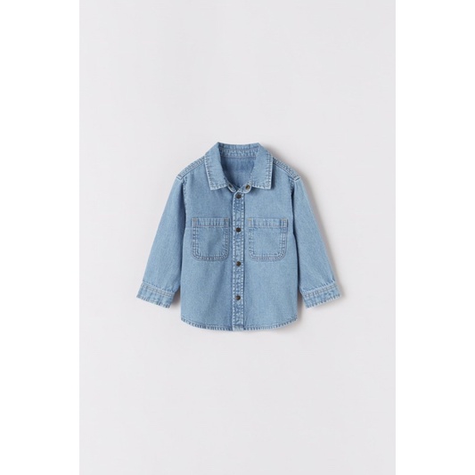 Áo sơ mi zara bé trai 12-18m