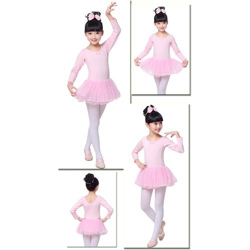 Váy Ballet Tay Dài dành cho trẻ em