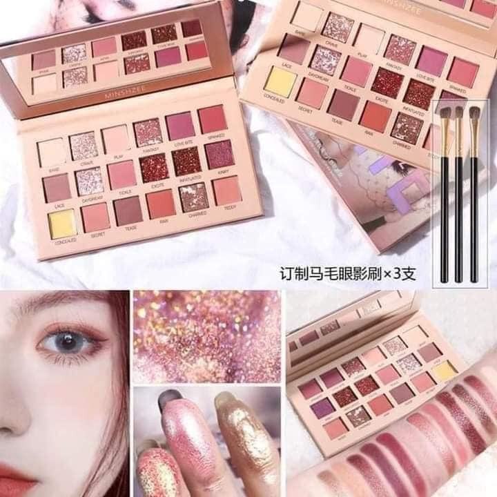 BẢNG 18 Ô PHẤN MẮT NUDE HUDA BEAUTY SANG CHẢNH