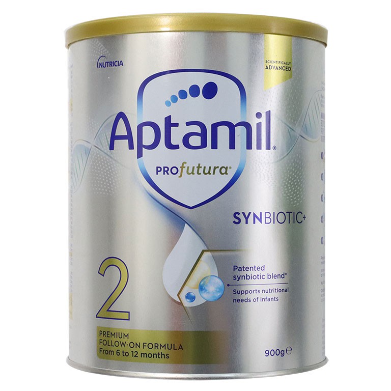 Sữa Aptamil Synbiotic Úc đủ số 900g