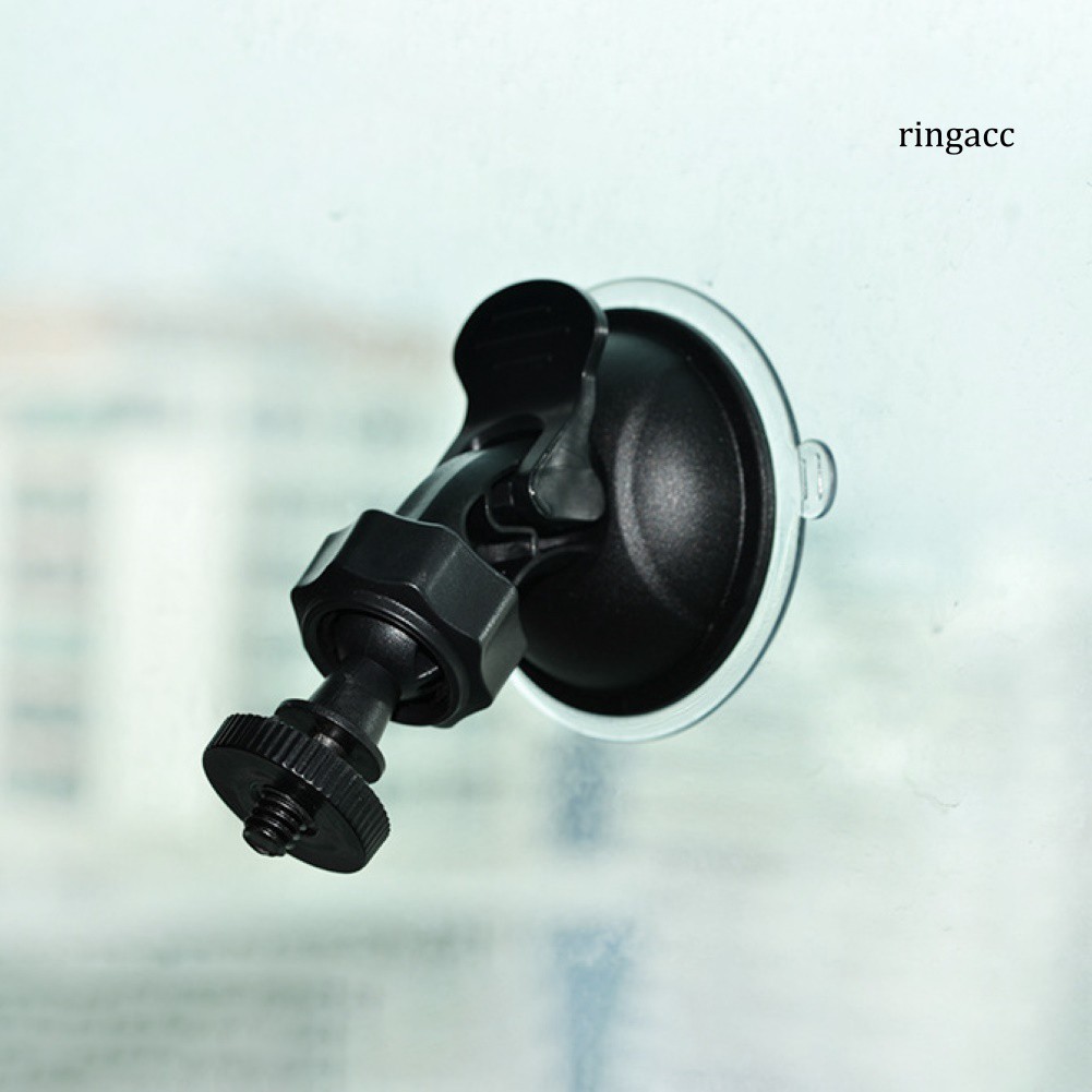 Giá đỡ gắn kính chắn gió xe hơi kiểu cốc hút cho máy quay hành trình DVR 1/4&quot;