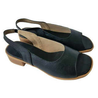 Giày Sandal Cao Gót Nữ BIGBEN Da Bò Thật Cao 4 Phân GCG110