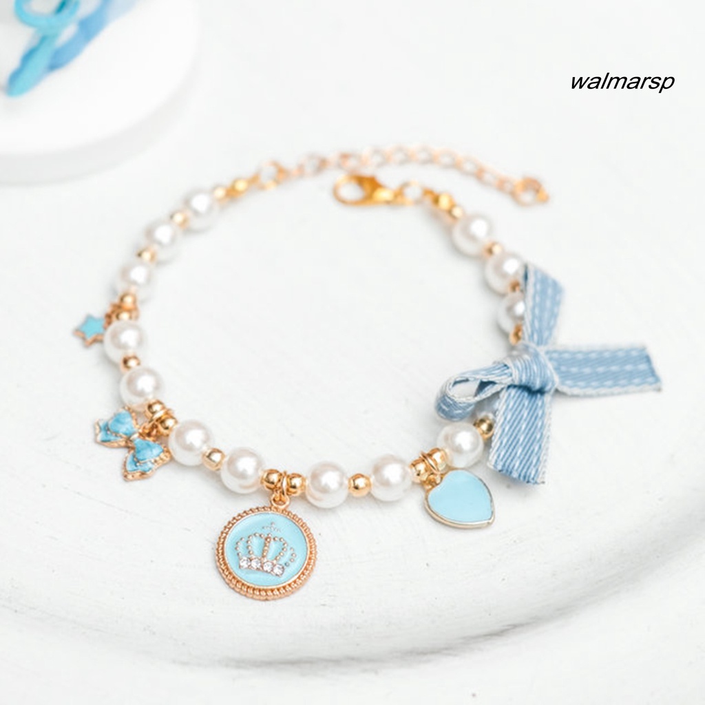 Vòng Cổ Ngọc Trai Bằng Nhựa Màu Sắc Tươi Sáng Trang Trí Cho Mèo