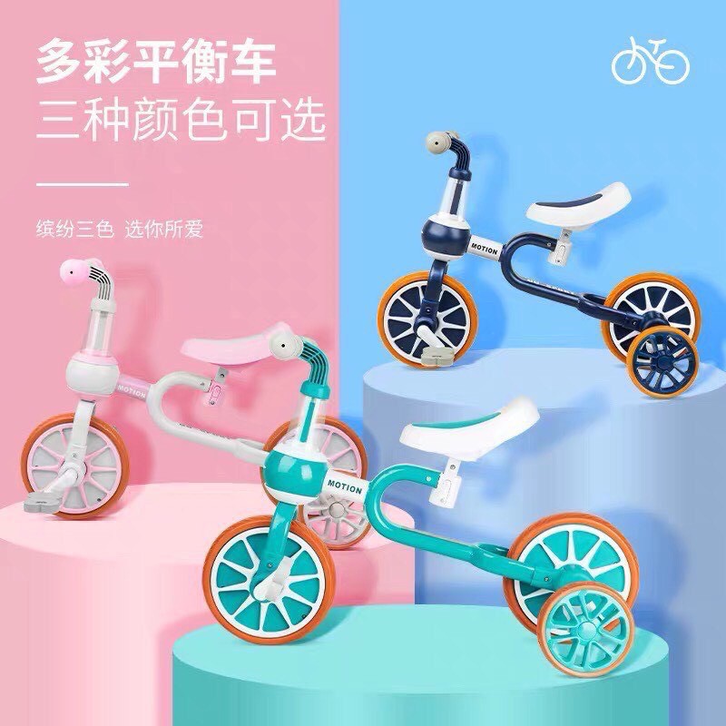 [XẢ LỖ 2021 Giá Sập Sàn] Xe Cân Bằng MOTION Kiêm Xe Đạp 3 Bánh Và Xe Chòi Chân Cho Bé, Xe Cần Bằng Cho Bé