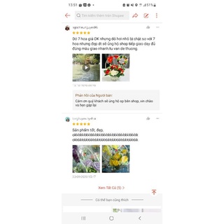 Giỏ hoa sáp 7 bông