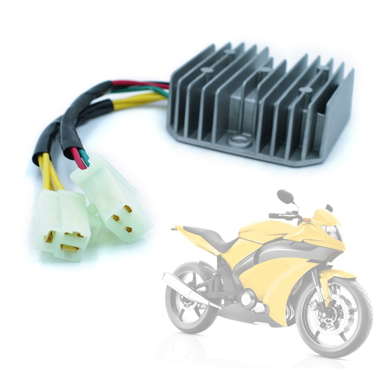 Bộ Điều Chỉnh Điện Áp 6 Dây 2 Phích Cắm Cho Xe Máy Quad 250CC