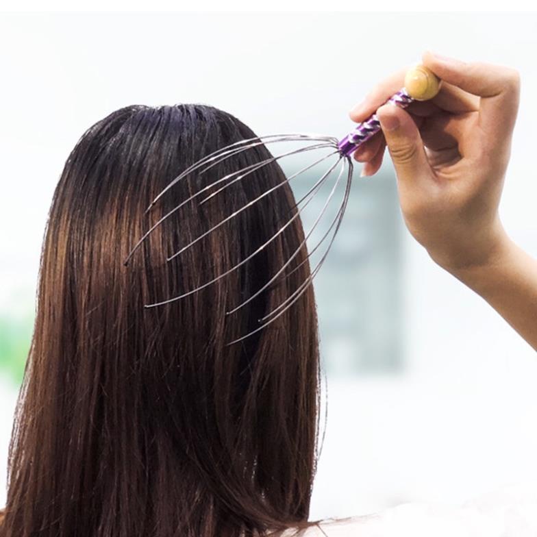Cây massage đầu vật lý trị liệu hình bạch tuộc mát xa thư giãn xả stress giúp bạn giải tỏa căng thẳng mệt mỏi