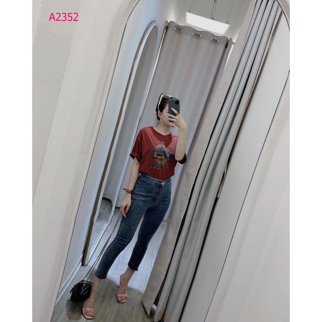 (50-90KG) SET ÁO THUN BADGIRL- QUẦN JEAN XANH TRƠN NĂNG ĐỘNG, TRẺ TRUNG | BigBuy360 - bigbuy360.vn