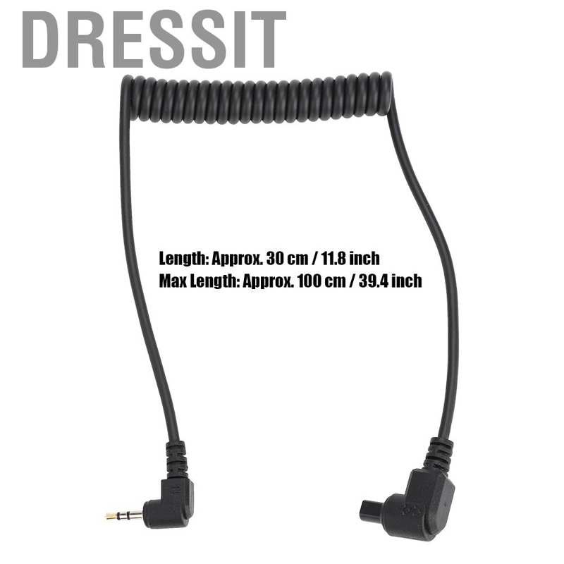 Dressit 2.5mm Remote Shutter Release Cable For Canon 7D 6D 5D2 5D3 5D 50D 40D Camera Hot