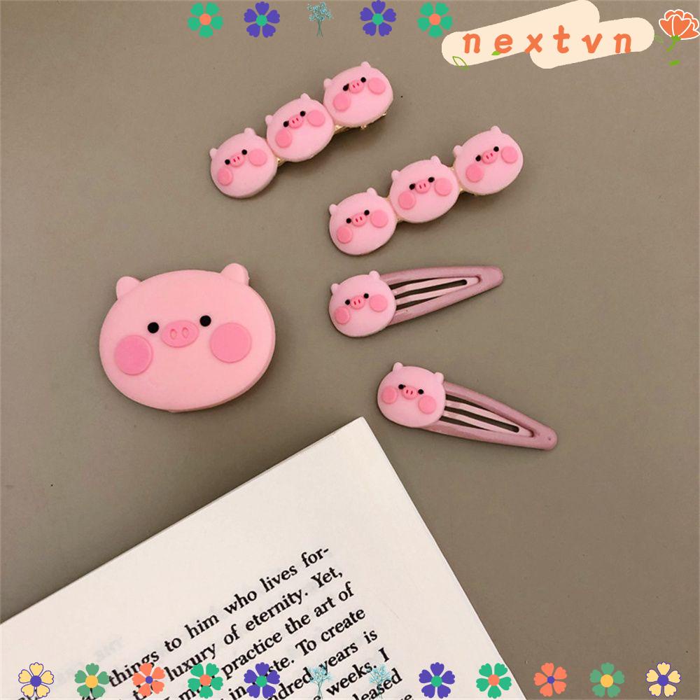 Kẹp Tóc 2021 Màu Hồng Dễ Thương Cho Nữ