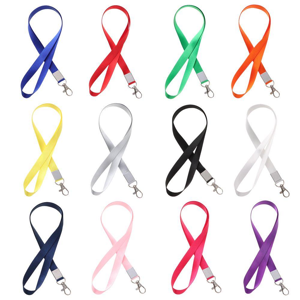 LAYOR1 1Pcs Neck Strap Lanyards New Name Tag Office Supplies Badge Holder Lanyard