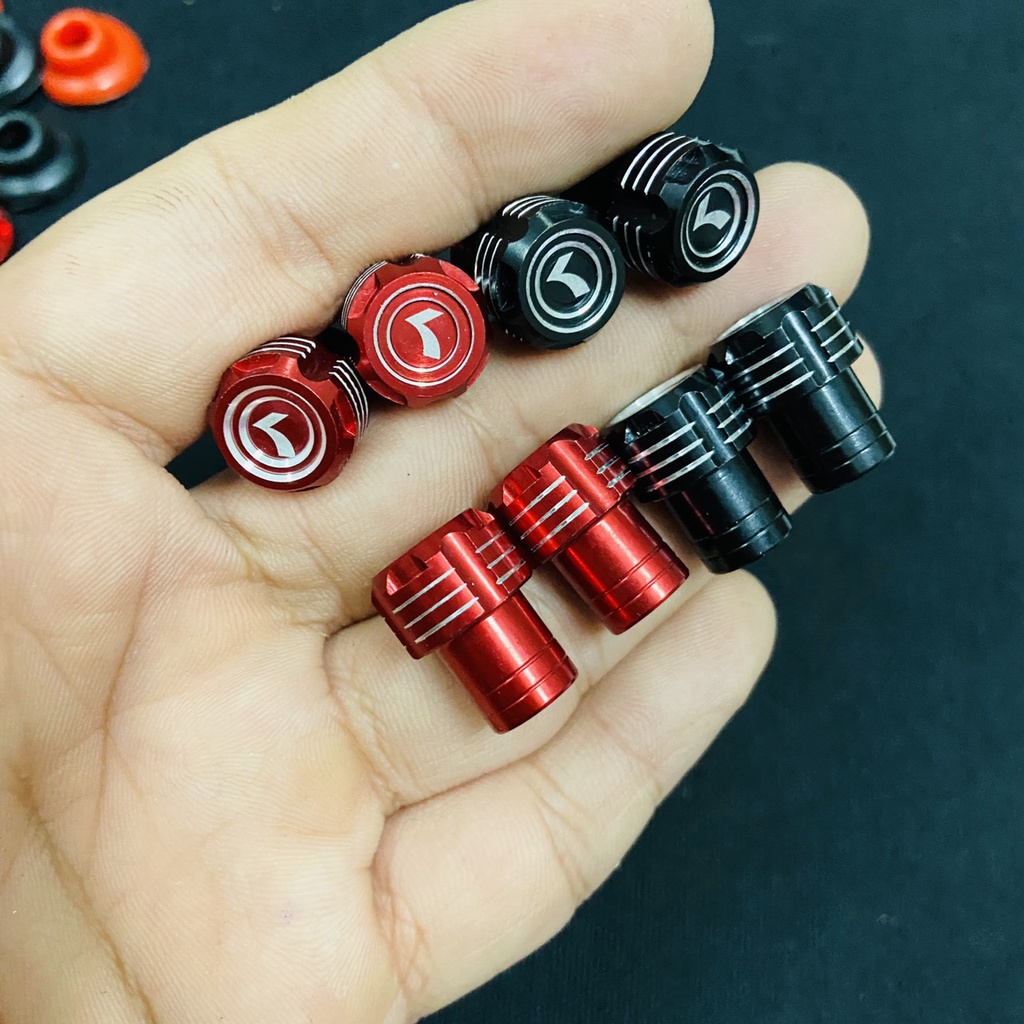 Van vòi Kitaco chất liệu nhôm nhiều màu sắc gắn tất các các dòng xe máy