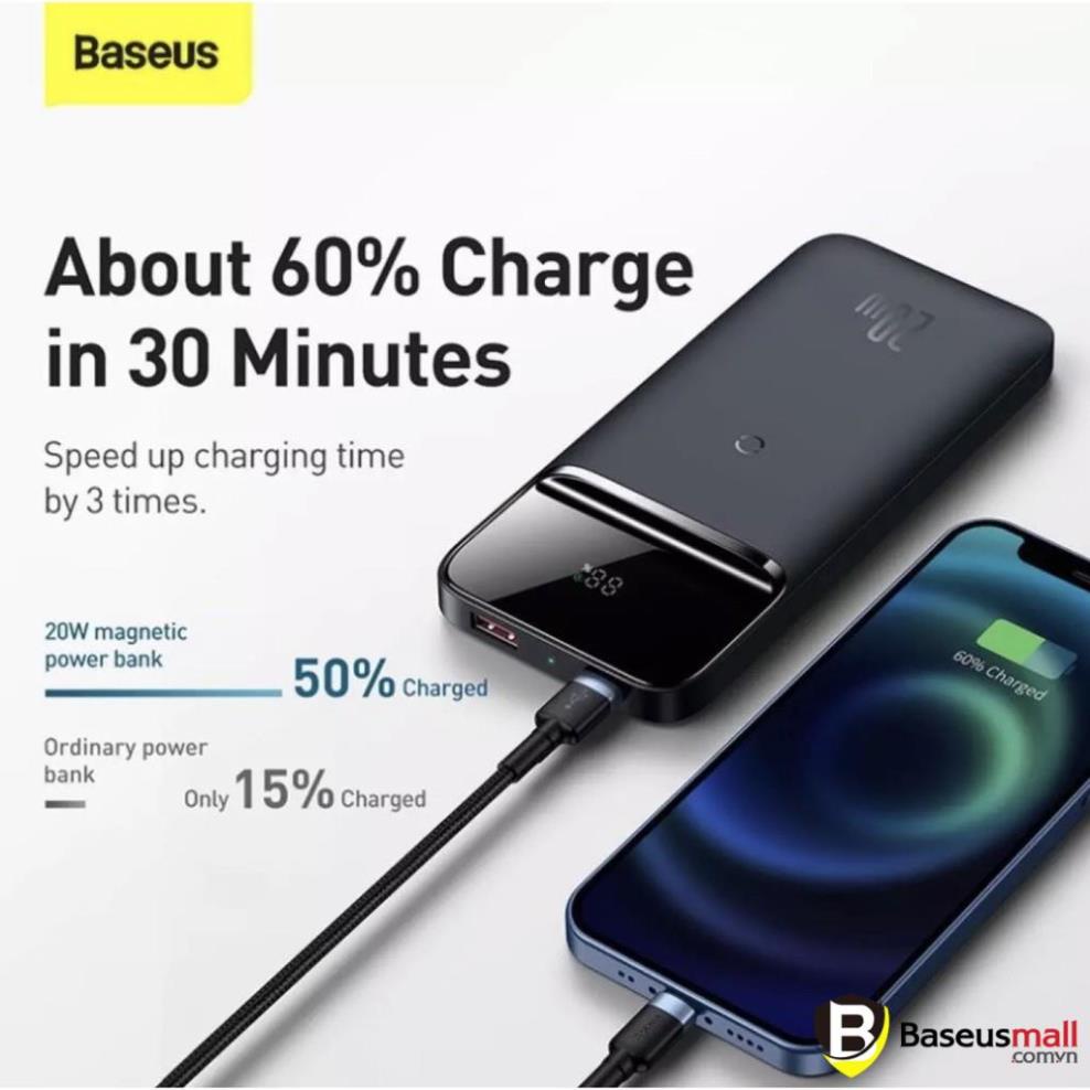 Baseus BaseusMall VN Pin sạc dự phòng không Dây Power Bank 10000MAh PD 20W