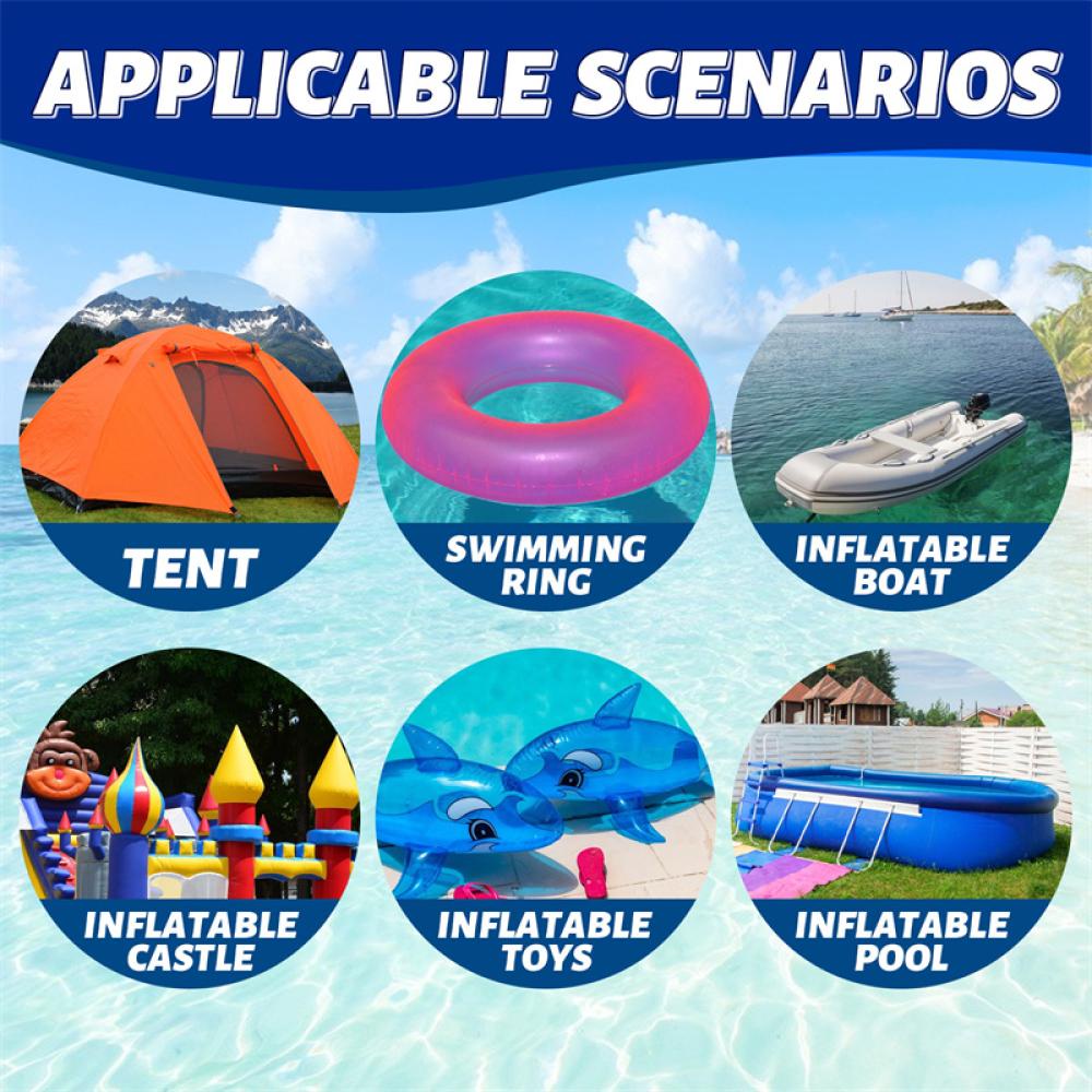 Bộ 10 / 20 / 30 Miếng Dán PVC Vá Phao Bơi Đồ Chơi J5M4