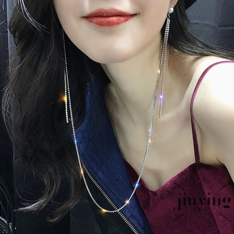 GETNOIVAS Hoa tai dáng dài phong cách Hàn Quốc thời trang cho nữ